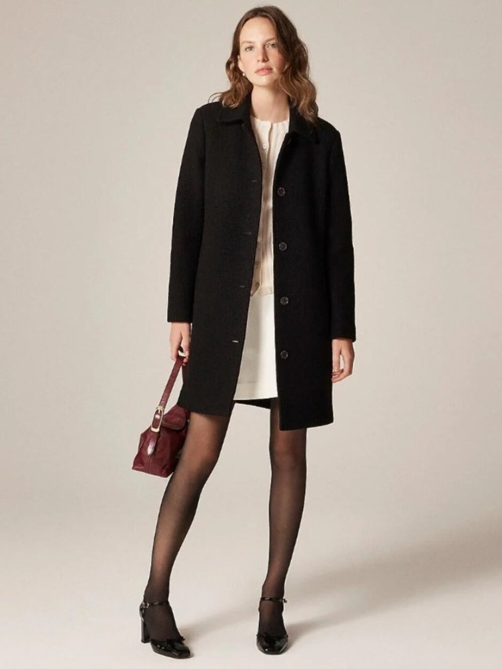 J.Crew NWT s. 16 Car coat in Italian boiled wool